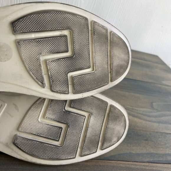 Bill Blass Soft Flyknit Gray Woven Cloth Oxfords, w/Memory Foam Mens 10.5 (L7) - Picture 6 of 7